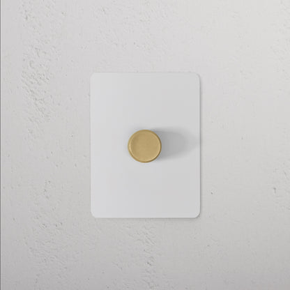 Skorter | 1G Dimmer Slimline Switch - Malbar Antique Brass
