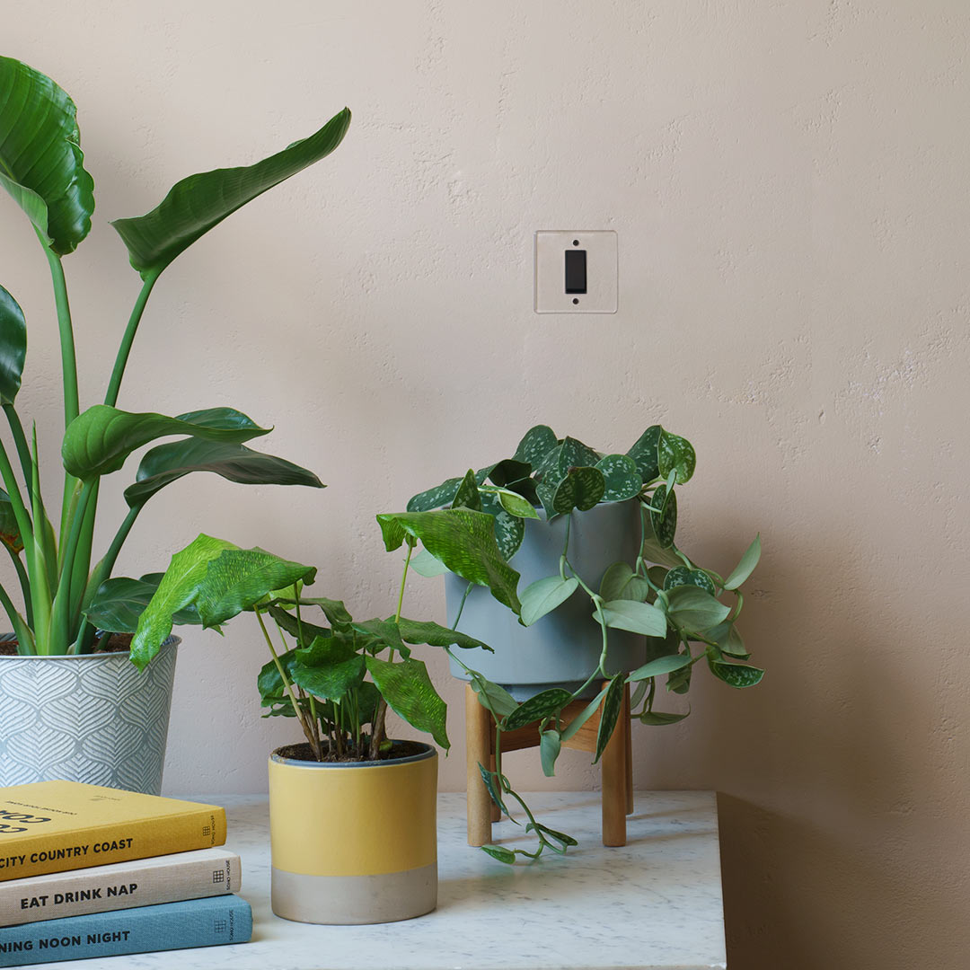 Skorter | 1G Two Way Rocker Switch - Clear Bronze Black