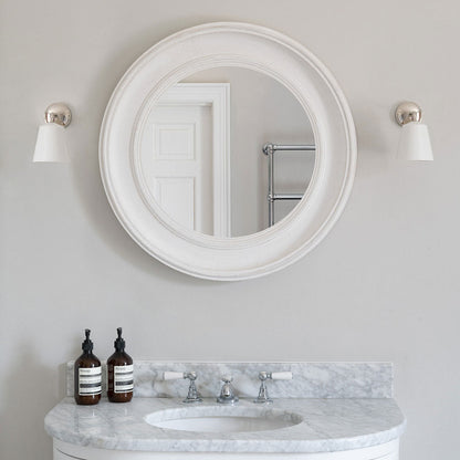 Skorter | Richmond Small Wall Lamp Fine Porcelain - Polished Nickel