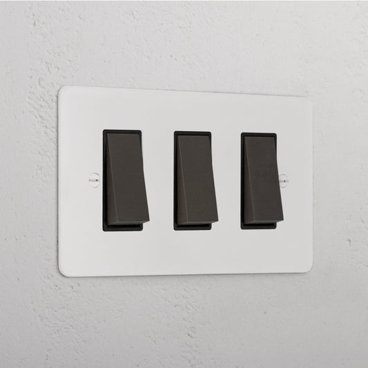 Skorter | 3G Two Way Rocker Switch - Malbar Bronze Black