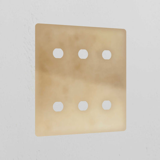 Skorter | 6G Switch Plate - Antique Brass