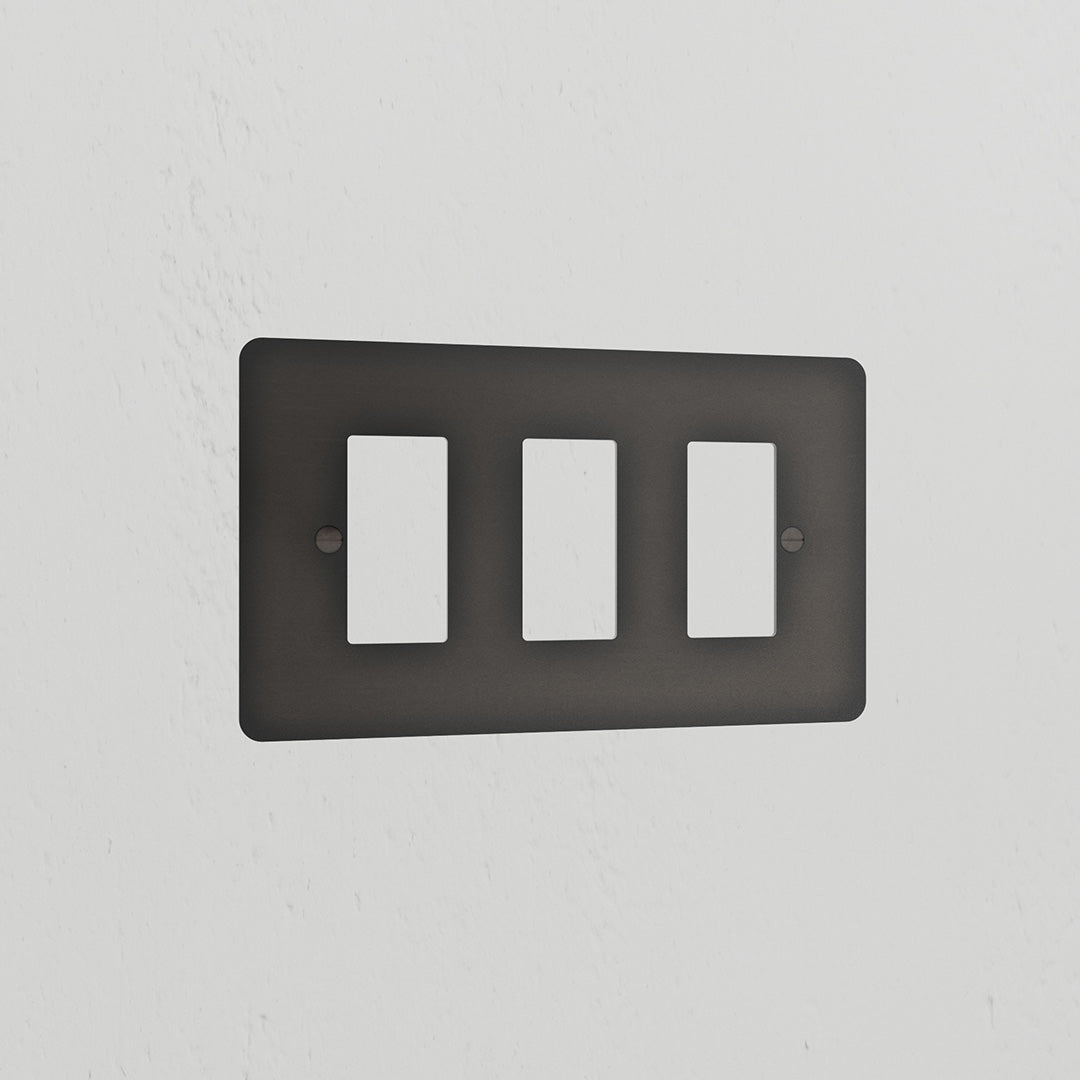 Skorter | 3G Rocker Switch Plate - Bronze