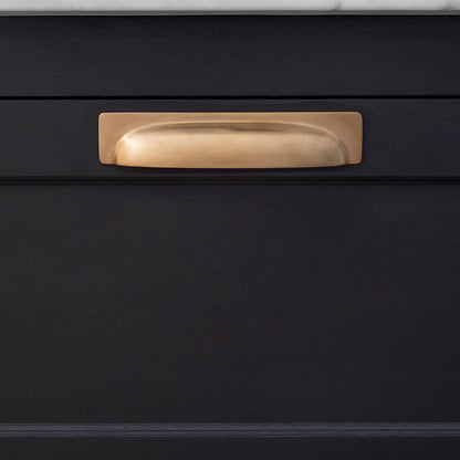 Skorter | Elm Cup Handle 164mm - Antique Brass