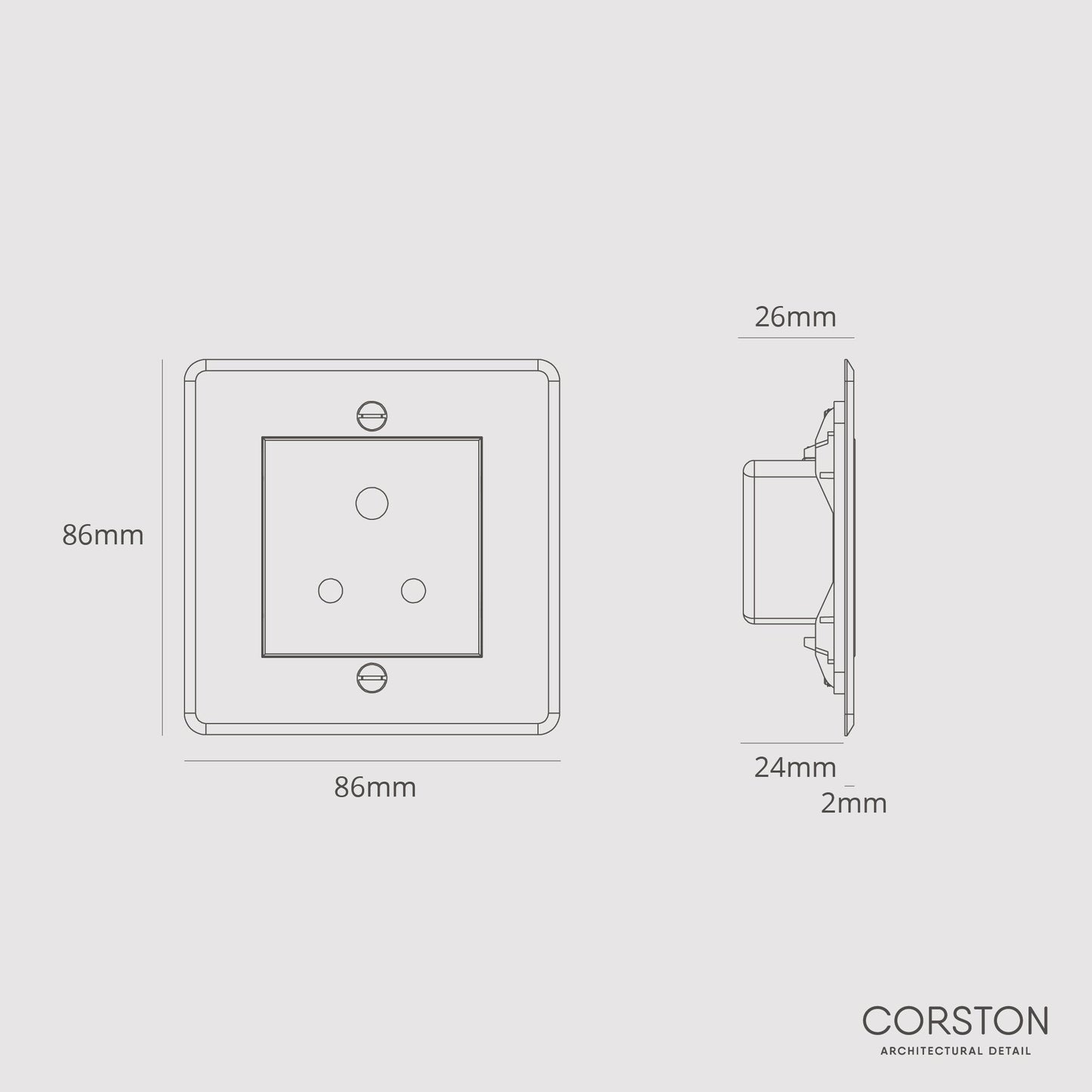 Skorter | 5A Light Bulb Holder - Clear White