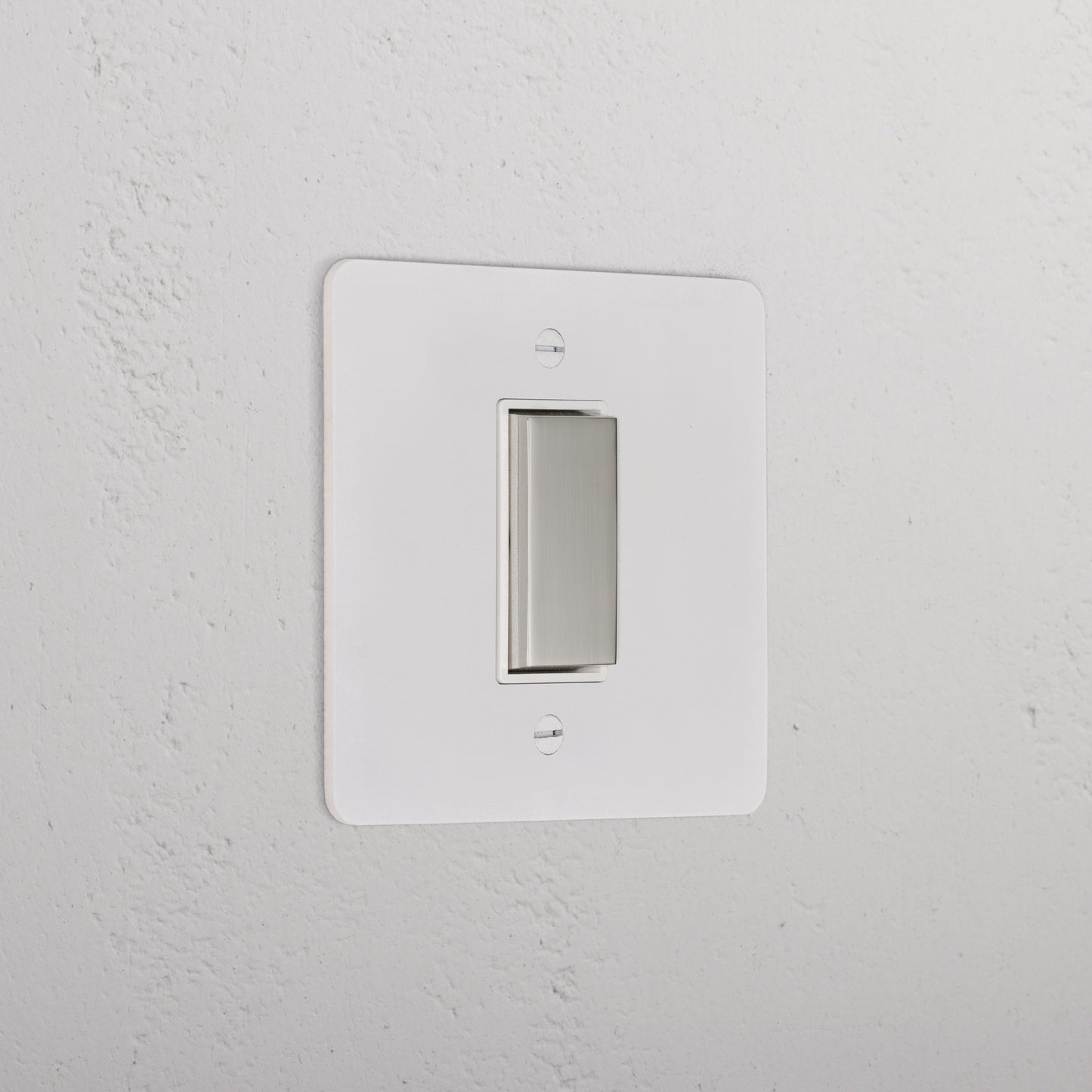 Skorter | 1G Center Reactive Rocker Switch - Malbar Polished Nickel White