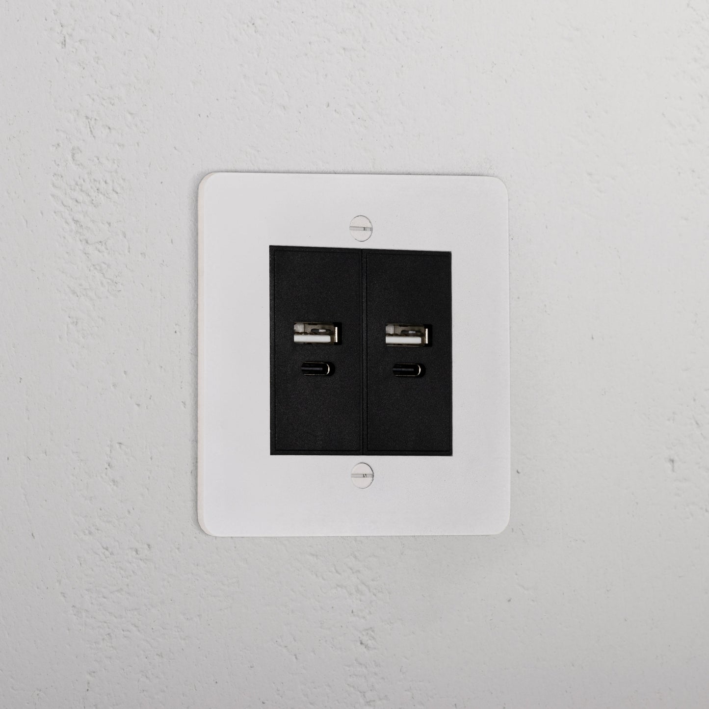 Skorter | 2x USB A+C Socket - Malbar Black