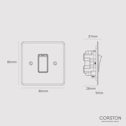 Skorter | 45A Stove Switch - Clear White