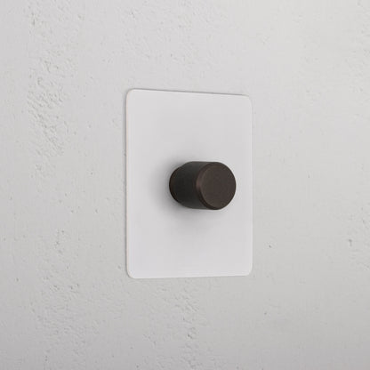 Skorter | 1G Dimmer Slimline Switch - Malbar Bronze