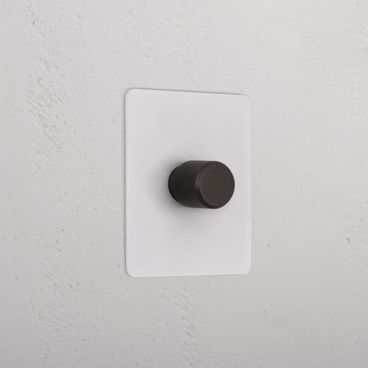 Skorter | 1G Dimmer Slimline Switch - Malbar Bronze
