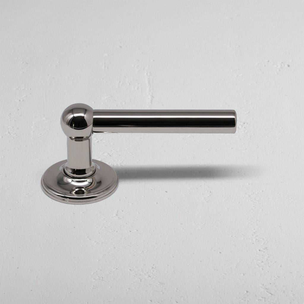 Skorter | Harper Origin Door Handle - Polished Nickel