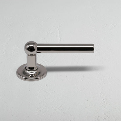 Skorter | Harper Origin Door Handle - Polished Nickel