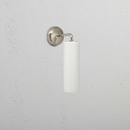 Skorter | Claremont Small Wall Lamp Fine Porcelain - Polished Nickel