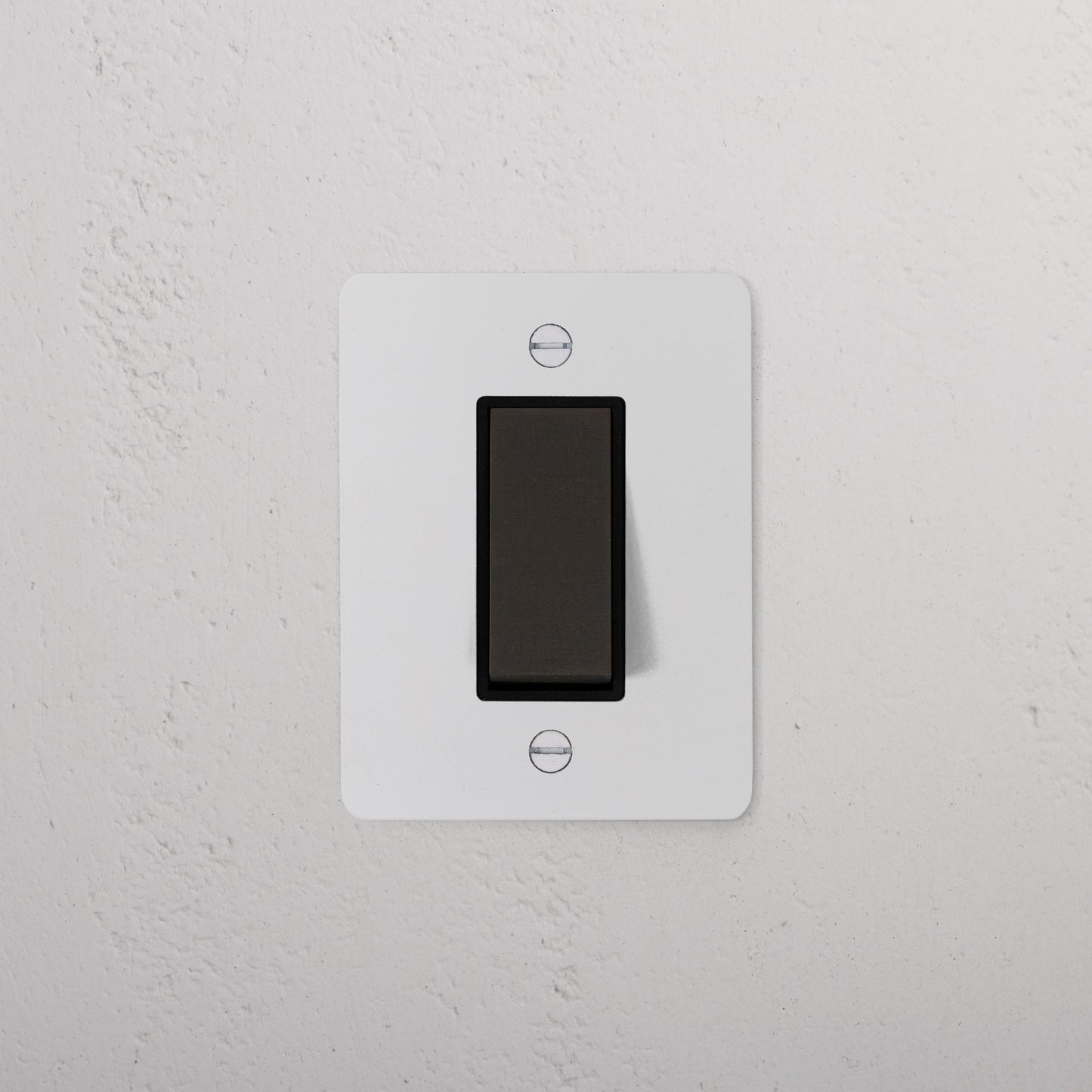 Skorter | 1G Two Way Rocker Slimline Switch - Malbar Bronze Black