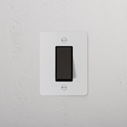 Skorter | 1G Two Way Rocker Slimline Switch - Malbar Bronze Black