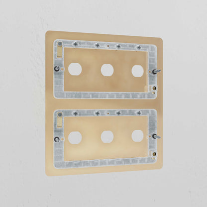 Skorter | 6G Switch Plate - Antique Brass