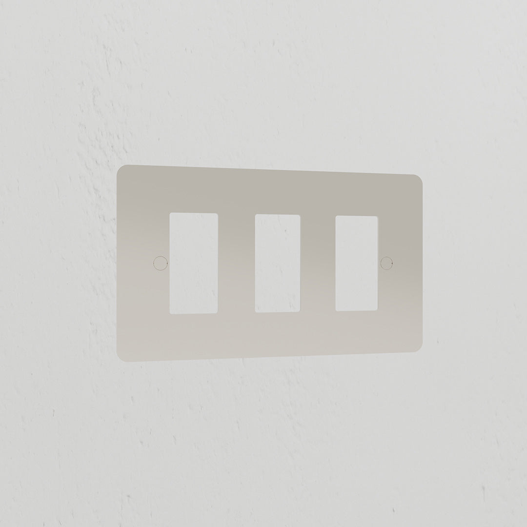 Skorter | 3G Rocker Switch Plate - Polished Nickel