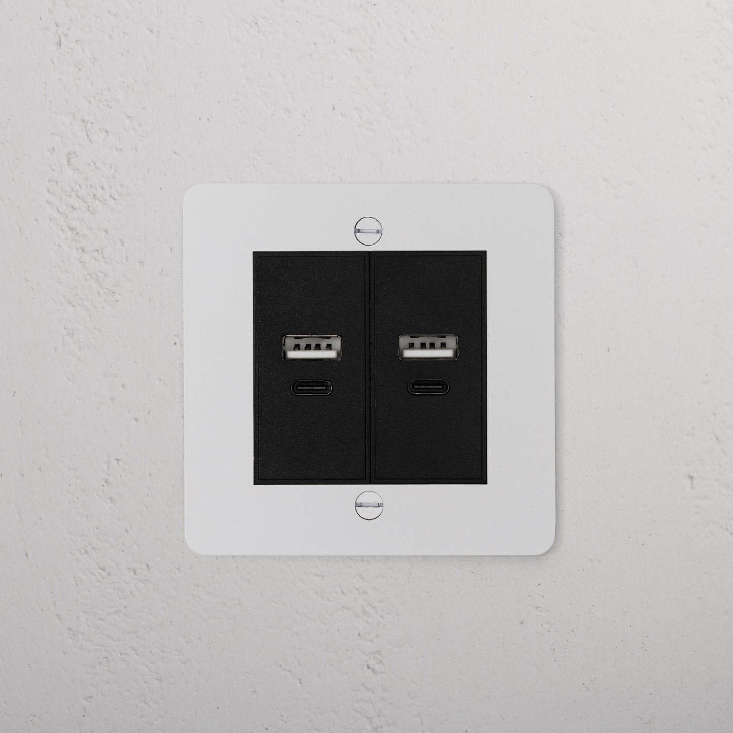 Skorter | 2x USB A+C Socket - Malbar Black