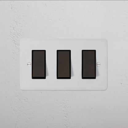 Skorter | 3G Two Way Rocker Switch - Malbar Bronze Black