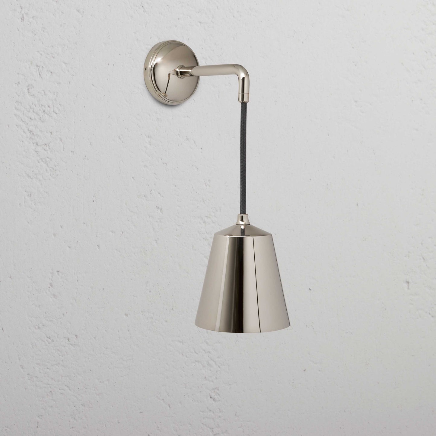 Skorter | Richmond Small Hanging Wall Lamp - Brushed Nickel