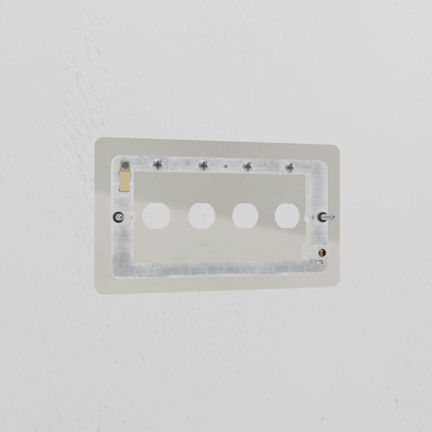 Skorter | 4G Switch Plate - Polished Nickel