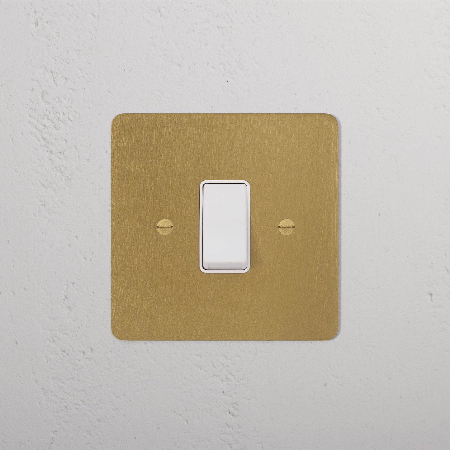 Skorter | 45A Stove Switch - Antique Brass White