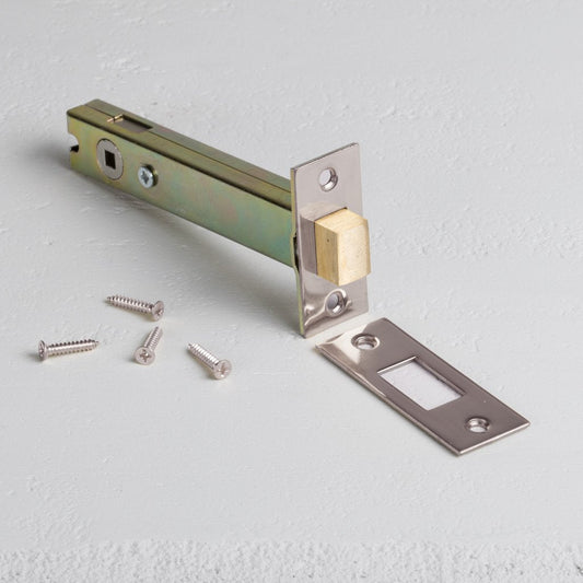 Skorter | 100mm Bath Lock - Polished Nickel