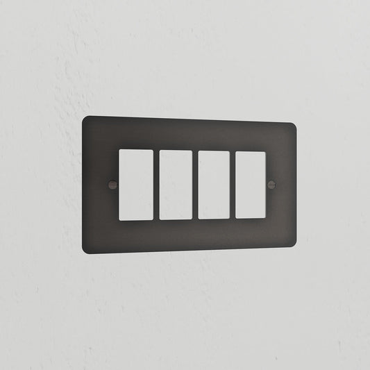 Skorter | 4G Rocker Switch Plate - Bronze