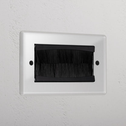 Skorter | Double Module Brush Board - Clear Black