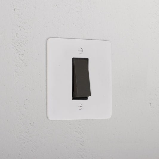 Skorter | 1G Two-way Rocker Switch - Painted Bronze Black