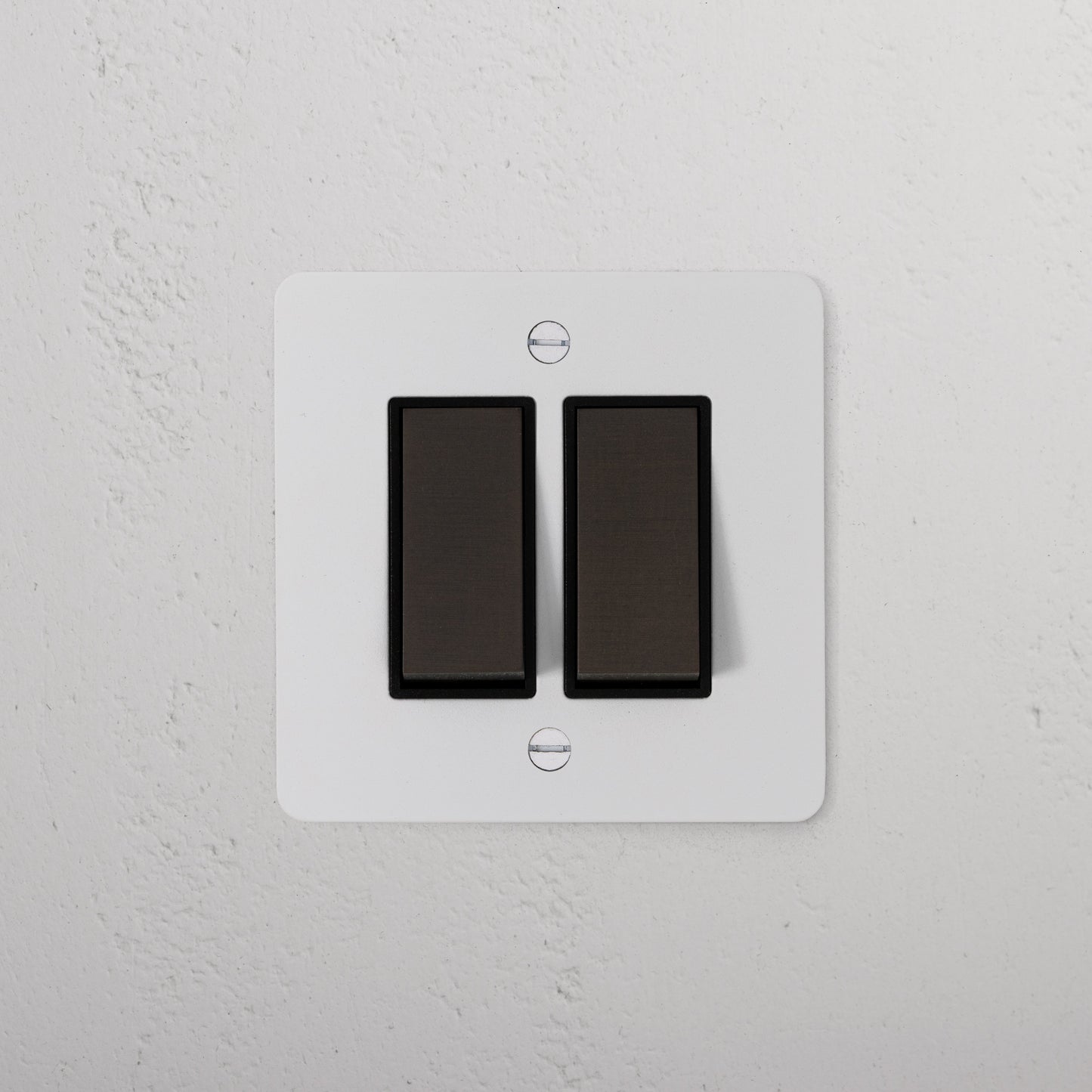 Skorter | 2G Two Way Rocker Switch - Matt Bronze Black