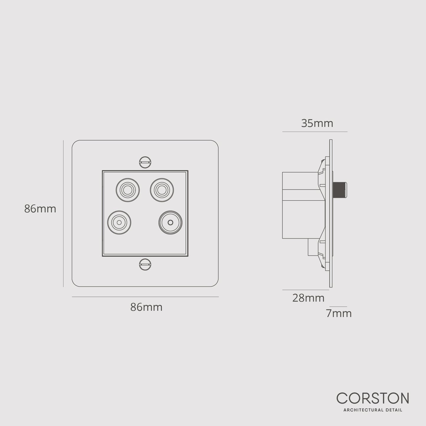 Skorter | Air contact - Malbar White