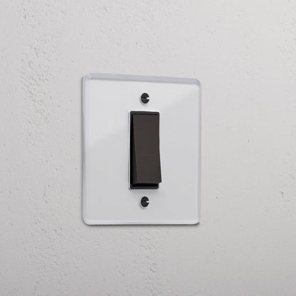 Skorter | 1G Medium Rocker Switch - Clear Bronze Black
