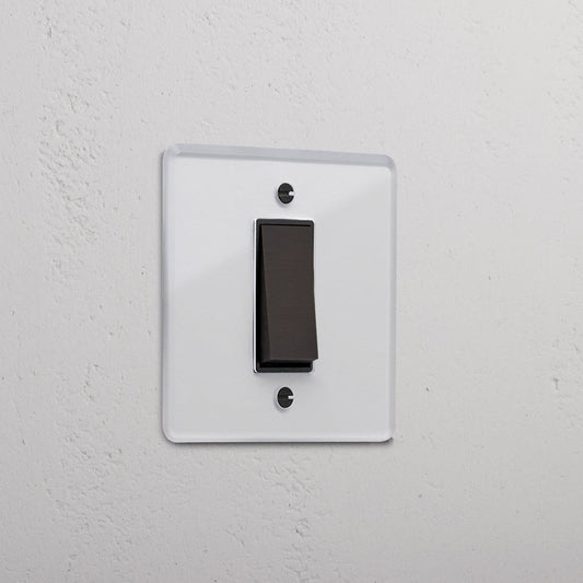 Skorter | 1G Medium Rocker Switch - Clear Bronze Black