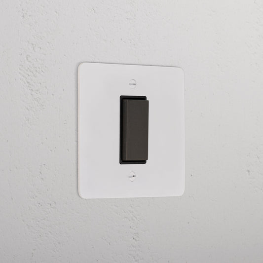 Skorter | 1G Center Retractable Rocker Switch - Malbar Bronze Black