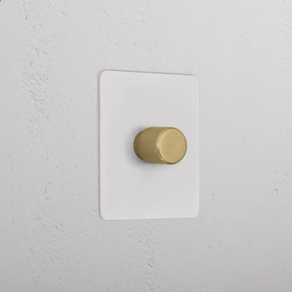Skorter | 1G Dimmer Slimline Switch - Malbar Antique Brass