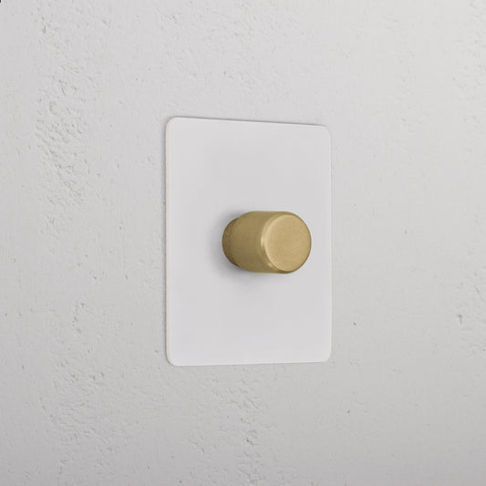 Skorter | 1G Dimmer Slimline Switch - Malbar Antique Brass