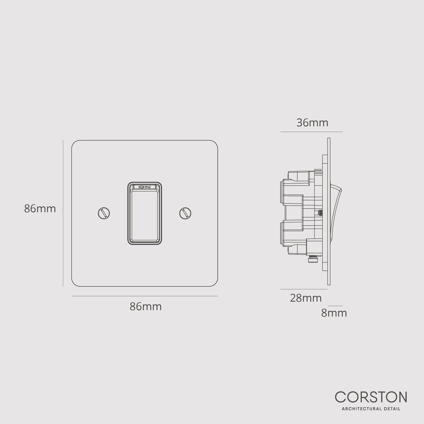 Skorter | 45A Stove Switch - Malbar Black