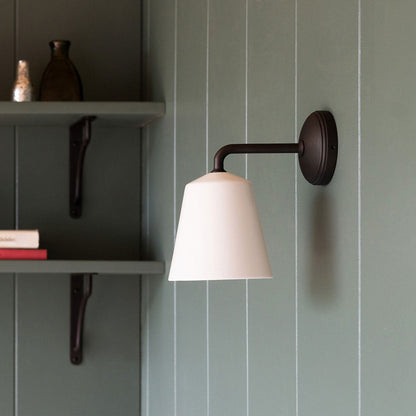 Skorter | Richmond Lite Wall Lamp Small Fine Porcelain - Bronze