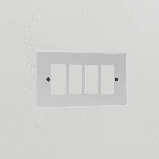 Skorter | 4G Rocker Switch Plate - Clear Black