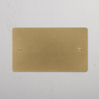 Skorter | 2G Blank Plate - Antique Brass