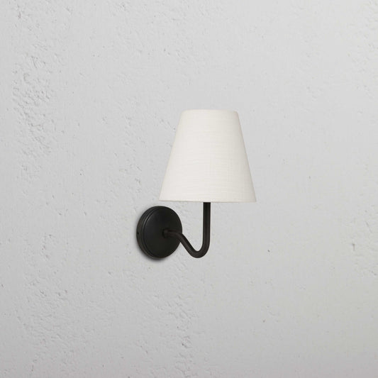 Skorter | Malvern Small Wall Lamp Alabaster White - Bronze