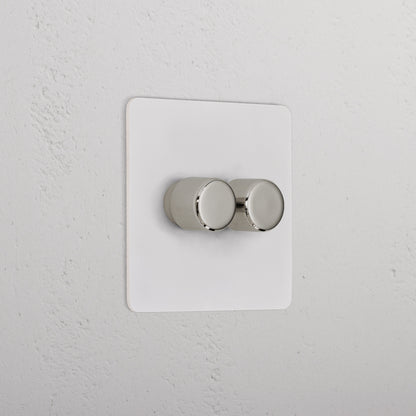 Skorter | 2G Dimmer Switch - Malbar Polished Nickel