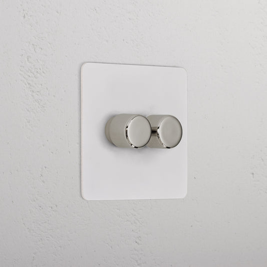 Skorter | 2G Dimmer Switch - Malbar Polished Nickel