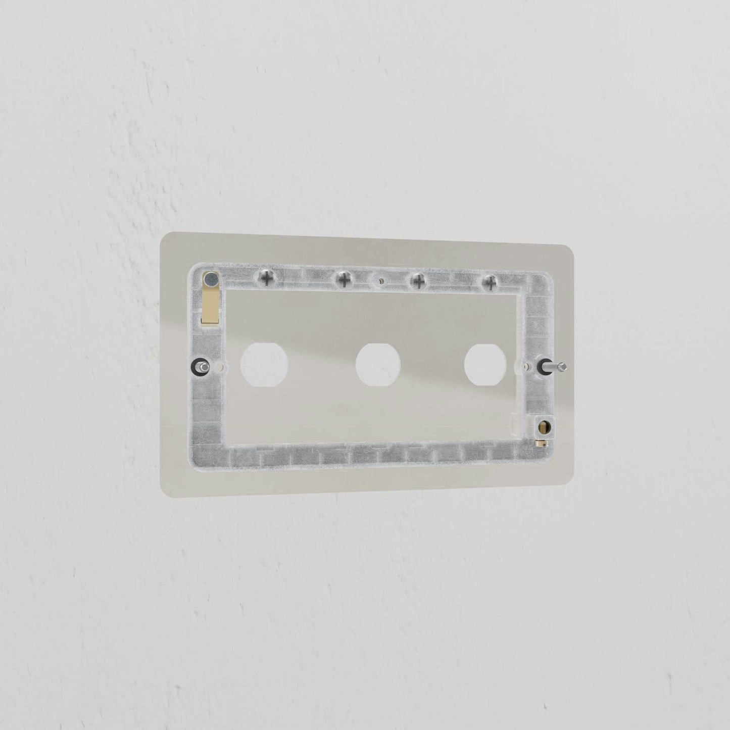Skorter | 3G Switch Plate - Polished Nickel