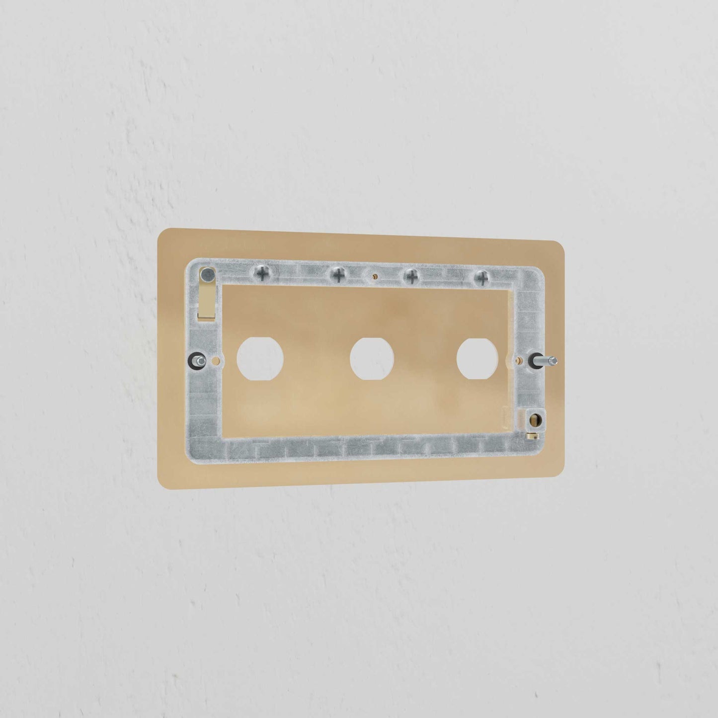 Skorter | 3G Switch Plate - Antique Brass