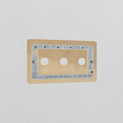 Skorter | 3G Switch Plate - Antique Brass