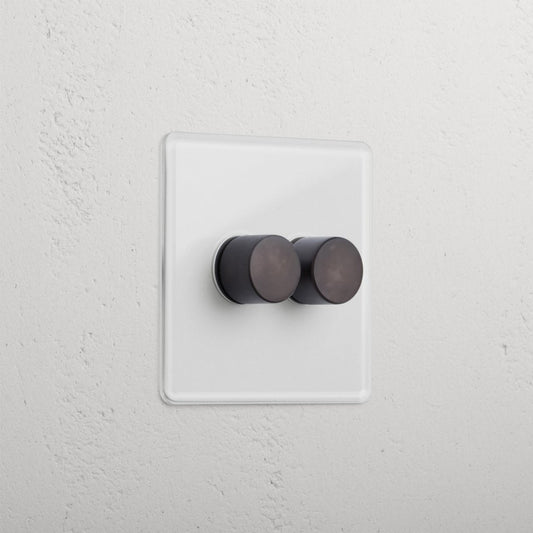 Skorter | 2G Two Way Dimmer Switch - Clear Bronze