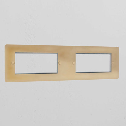 Skorter | 4G 100mm Module Plate - Antique Brass