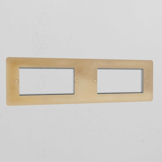 Skorter | 4G 100mm Module Plate - Antique Brass