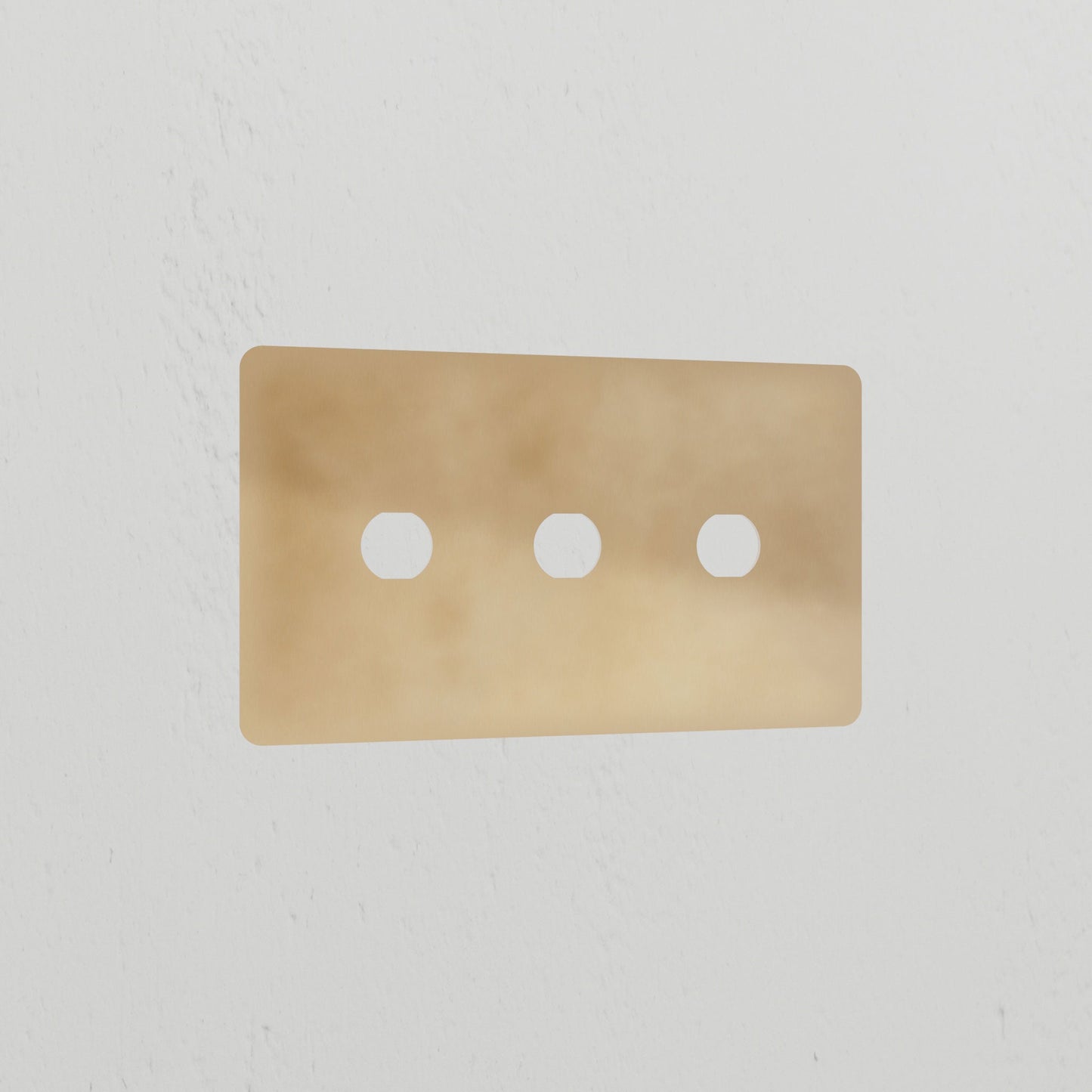 Skorter | 3G Switch Plate - Antique Brass